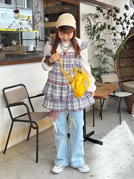 「HELLO.SANFRANCISCO（ハローサンフランシスコ）のアイテム」を使った、momoさん（レディース・160cm）の春コーディネート