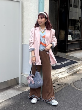 momoさん（レディース・160cm）の秋コーディネート