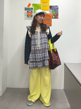 「HELLO.SANFRANCISCO（ハローサンフランシスコ）のアイテム」を使った、momoさん（レディース・160cm）の春コーディネート