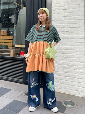 momoさん(レディース・160cm)の夏コーディネート