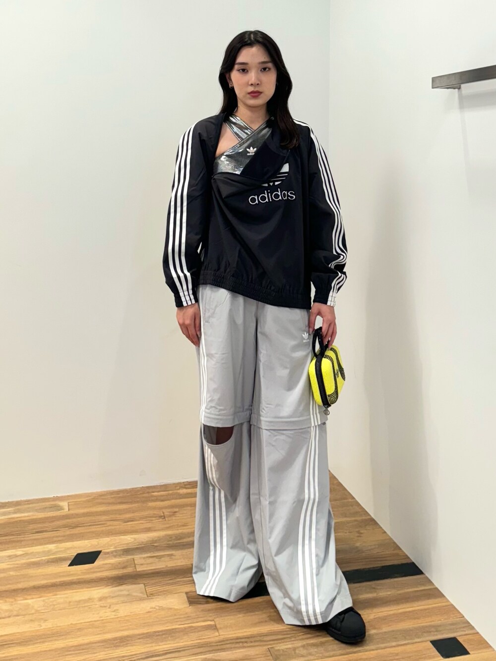 Adilenium シーズン 2 オーバーサイズ ジップオフトラックパンツ
