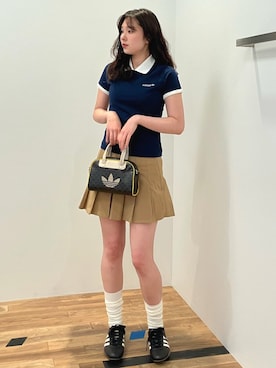 「アディダスオリジナルス」｜「アイテム（ショルダーバッグ）」を使った、OYさん（レディース・161cm）の夏コーディネート
