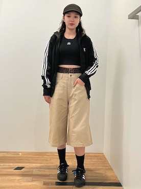 「アイテム（その他パンツ）」を使った、OYさん（レディース・161cm）の夏コーディネート