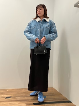 「アディダスオリジナルス」｜「アイテム（ボディバッグ/ウエストポーチ）」を使った、OYさん（レディース・161cm）の秋コーディネート