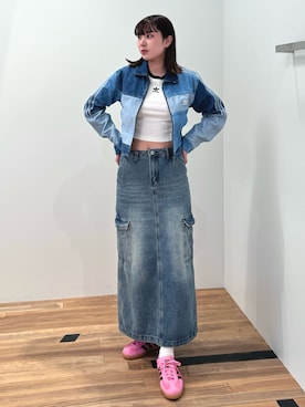 「クセニア・シュナイダー」｜「アイテム（ナイロンジャケット）」を使った、OYさん（レディース・161cm）の冬コーディネート