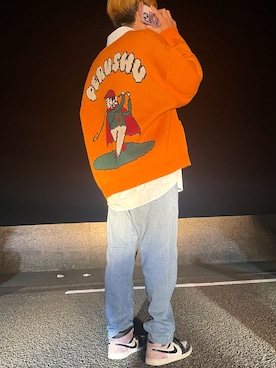 「ROOT THREE（ルートスリー）のアイテム」を使った、Yaung taleさん（メンズ・174cm）の秋コーディネート