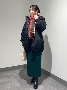 「アイテム（ストール/ショール）」を使った、bnbn419さん（レディース・164cm・20代）の秋コーディネート