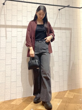 「アイテム（パンツ）」を使った、bnbn419さん（レディース・164cm）の秋コーディネート