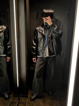 「お洒落さんとつながりたい」｜「アイテム（スリッポン）」を使った、ゆうきさん（メンズ・170cm）の秋コーディネート