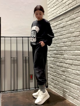 「厚底」｜Amaneさん（レディース・170cm）の秋コーディネート