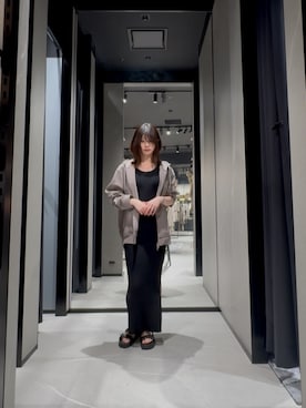 「ARMANI EXCHANGE（アルマーニエクスチェンジ）のアイテム」を使った、Hana.coさん（レディース・158cm）の春コーディネート