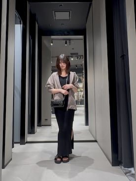 「ARMANI EXCHANGE（アルマーニエクスチェンジ）のアイテム」を使った、Hana.coさん（レディース・158cm）の春コーディネート
