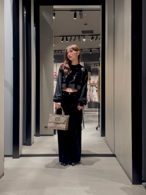 セール】【A|X アルマーニ エクスチェンジ】NL ブラックデニムパンツ_