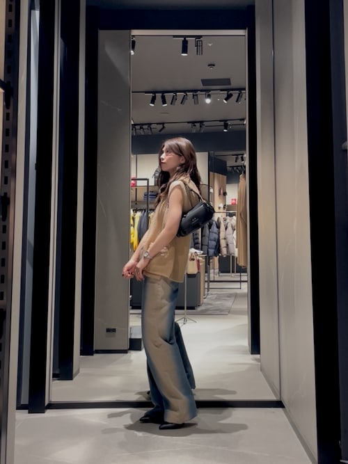 美品•アルマーニジーンズ　パンツスーツ セール】【A|X アルマーニ エクスチェンジ】CL サンドカラースプレー