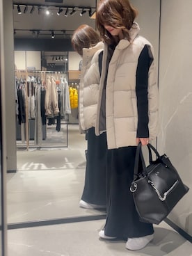「ARMANI EXCHANGE（アルマーニエクスチェンジ）のアイテム」を使った、Hana.coさん（レディース・158cm）の秋コーディネート