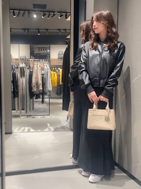 「ARMANI EXCHANGE（アルマーニエクスチェンジ）のアイテム」を使った、Hana.coさん（レディース・158cm）の秋コーディネート