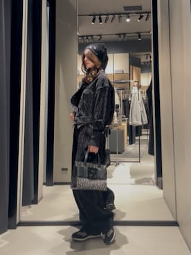 「アイテム（デニムジャケット）」を使った、Hana.coさん（レディース・158cm）の秋コーディネート