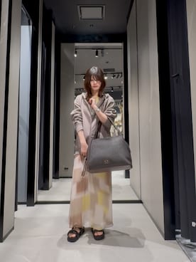 「ARMANI EXCHANGE（アルマーニエクスチェンジ）のアイテム」を使った、Hana.coさん（レディース・158cm）の春コーディネート