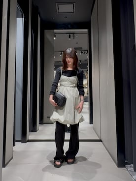 「ARMANI EXCHANGE（アルマーニエクスチェンジ）のアイテム」を使った、Hana.coさん（レディース・158cm）の春コーディネート