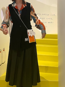 「インスタフォローしてね！」｜itonanofukuさん（レディース・157cm）の冬コーディネート