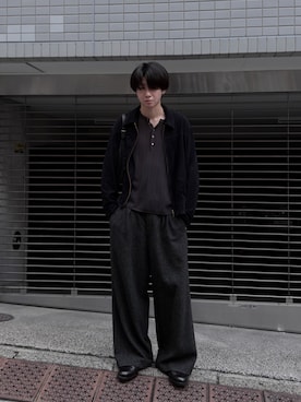 「LIDNM（リドム）のアイテム（ジャケット/アウター）」を使った、yutaさん（メンズ・181cm）の春コーディネート
