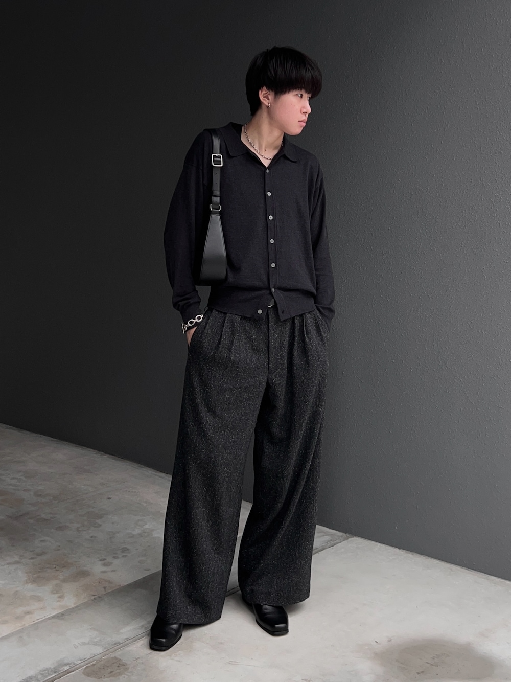 パンツ LIDNM SILK NEP WOOL PANTS LIDNM / Llife ONLINE STORE / SILK NEP WOOL PANTS