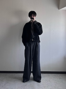 「アイテム（ブルゾン）」を使った、yutaさん（メンズ・181cm・10代）の冬コーディネート