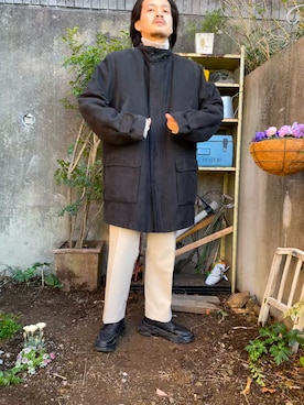 「punta（プンタ）のアイテム」を使った、泥団子 輝美さん（メンズ・170cm）の冬コーディネート
