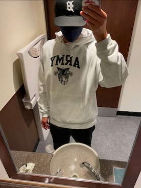 「Champion（チャンピオン）のアイテム」を使った、maximum441972さん（骨格ストレート・メンズ・176cm）の冬コーディネート