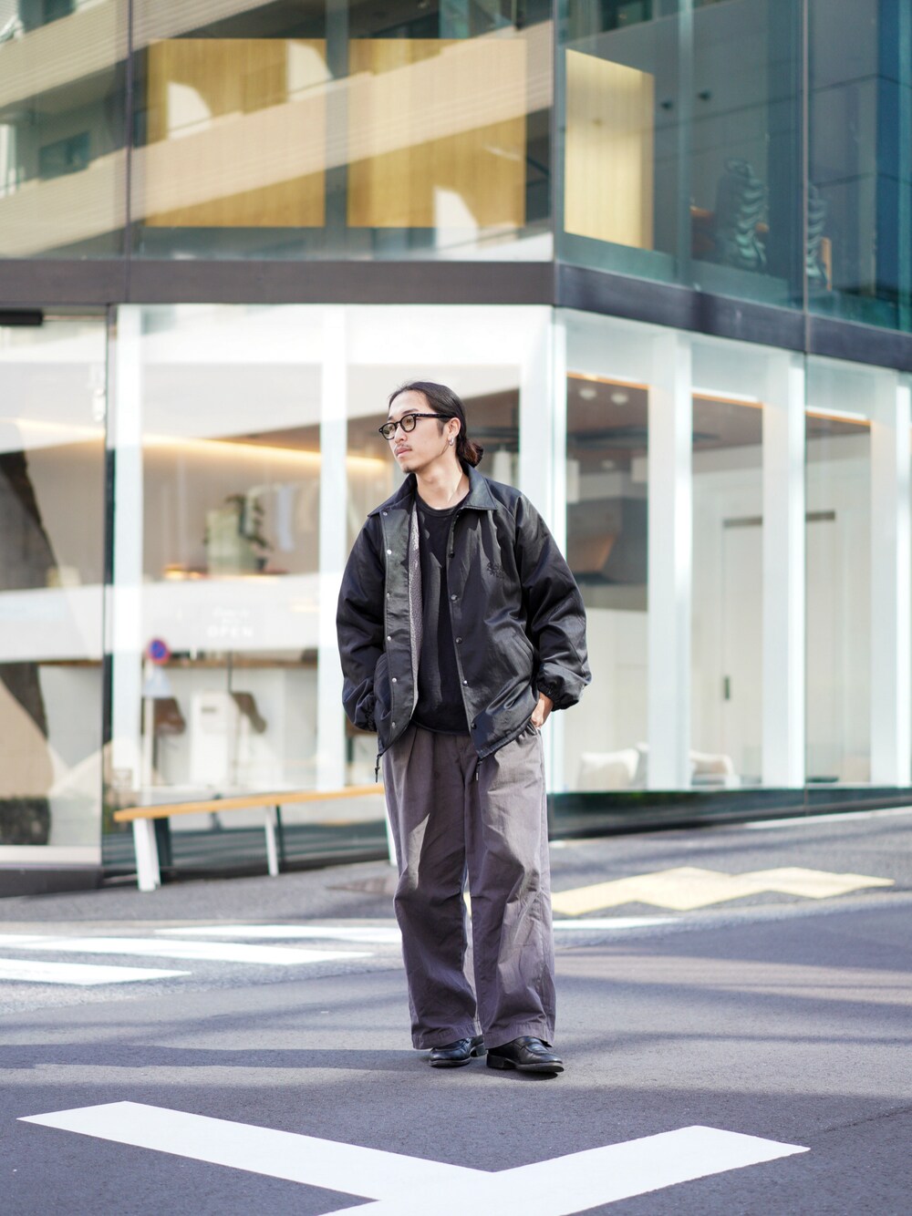 riku kimura(Schott NAGOYA店)｜schottのナイロンジャケットを使った 