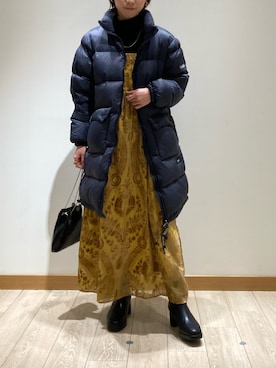 「TAION」｜「アイテム（アクセサリー）」を使った、ishiさん（レディース・154cm）の秋コーディネート