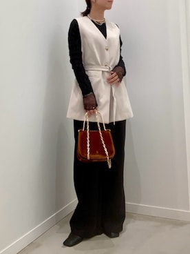 ishiさん（レディース・154cm）の冬コーディネート