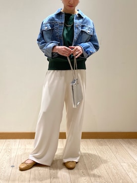 「VICE VERSA（バイスバース）のアイテム」を使った、ishiさん（レディース・154cm）の春コーディネート