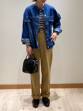 「GEVACO」｜「アイテム（シューズ）」を使った、ishiさん（レディース・154cm）の秋コーディネート