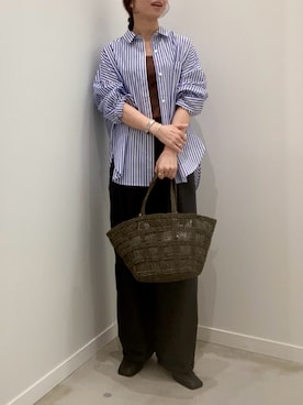 「fredy emue（フレディエミュ）のアイテム」を使った、ishiさん（レディース・154cm）の春コーディネート