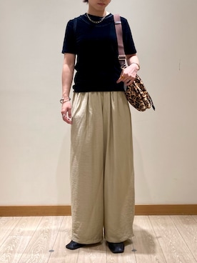 「アイテム（タンクトップ）」を使った、ishiさん（レディース・154cm）の夏コーディネート