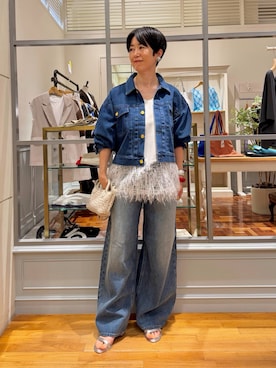 Fujihiraさん(レディース・160cm)の夏コーディネート