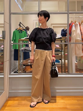 「NOLLEY’S（ノーリーズ）のアイテム（アクセサリー）」を使った、Fujihiraさん（レディース・160cm）の春コーディネート