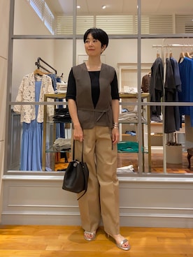 Fujihiraさん（レディース・160cm）の夏コーディネート