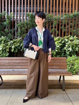 Fujihiraさん（レディース・160cm）の春コーディネート