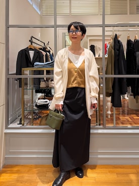 Fujihiraさん（レディース・160cm）の秋コーディネート