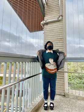 「goslowcaravan」｜魚小姐さん（レディース・156cm）の冬コーディネート