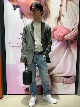 「アイテム（財布/小物）」を使った、いおりんさん（メンズ・166cm）の春コーディネート