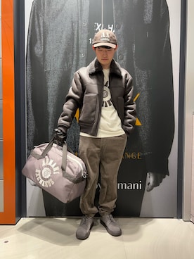 「アイテム（手袋）」を使った、いおりんさん（メンズ・166cm）の秋コーディネート