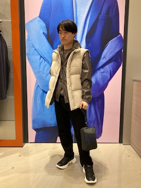 「アイテム（ナイロンジャケット）」を使った、いおりんさん（メンズ・166cm・20代）の秋コーディネート