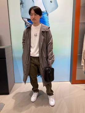 「アイテム（ポーチ）」を使った、いおりんさん（メンズ・166cm・20代）の秋コーディネート