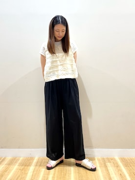 「URBAN RESEARCH Sonny Label（アーバンリサーチサニーレーベル）のアイテム」を使った、ナカゾノさん（レディース・170cm）の夏コーディネート
