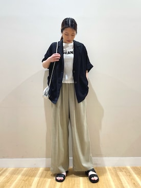 ナカゾノさん（レディース・170cm）の春コーディネート