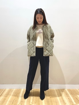 ナカゾノさん（レディース・170cm）の冬コーディネート