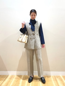 ナカゾノさん（レディース・170cm）の冬コーディネート